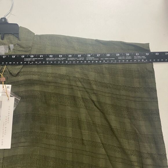 BEYOND Control Women’s Green Shirtdress Coverup Size Small OVERSIZED - Picture 3 of 12